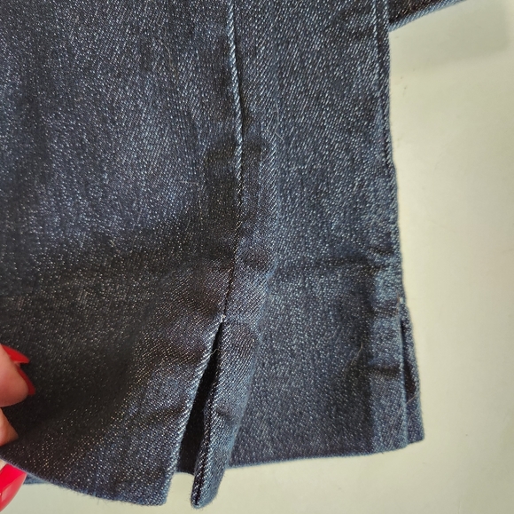 White House Black Market noir dark wash cropped jeans size 8 - Picture 6 of 12